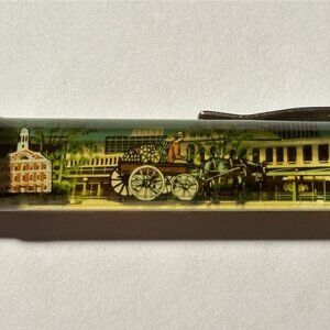 Faneuil Hall and Quincy Market Boston Floaty Pen Horse Drawn Carriage Moves